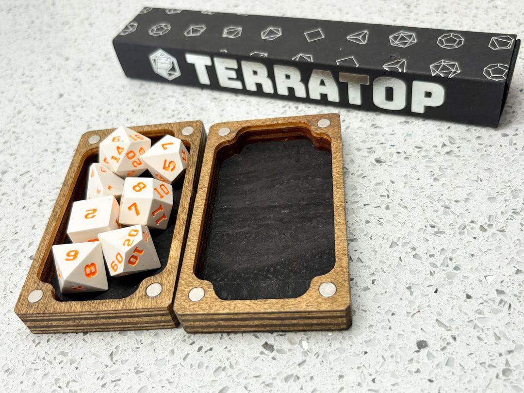 Dice Vault | for DND & Tabletop RPGs | RPG Dice | Dungeon Master Gift | Dice Box | Rectangular 'Tentacle' Magnetised Dice Box