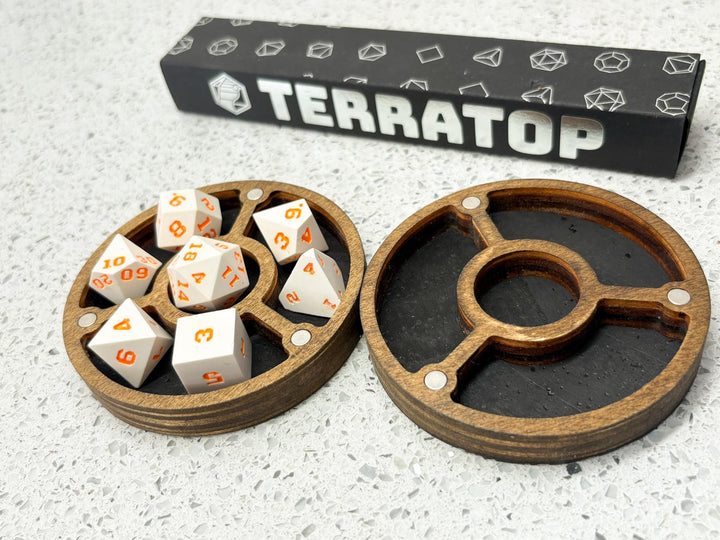 Dice Vault | for DND & Tabletop RPGs | RPG Dice | Dungeon Master Gift | Dice Box | Round 'Tentacle' Magnetised Dice Box