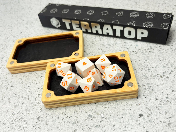 Dice Vault | for DND & Tabletop RPGs | RPG Dice | Dungeon Master Gift | Dice Box | Rectangular 'Astro Bear' Magnetised Dice Box