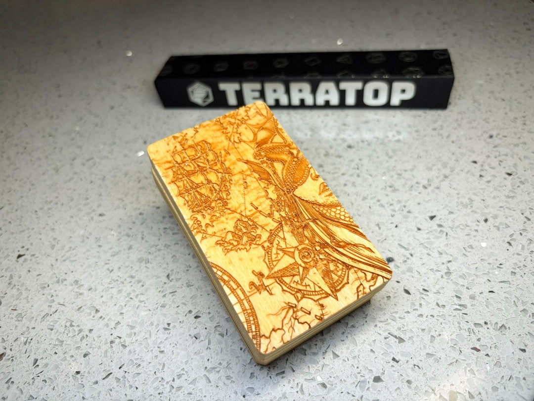 Dice Vault | for DND & Tabletop RPGs | RPG Dice | Dungeon Master Gift | Dice Box | Rectangular 'Starfish Face' Magnetitic Dice Box
