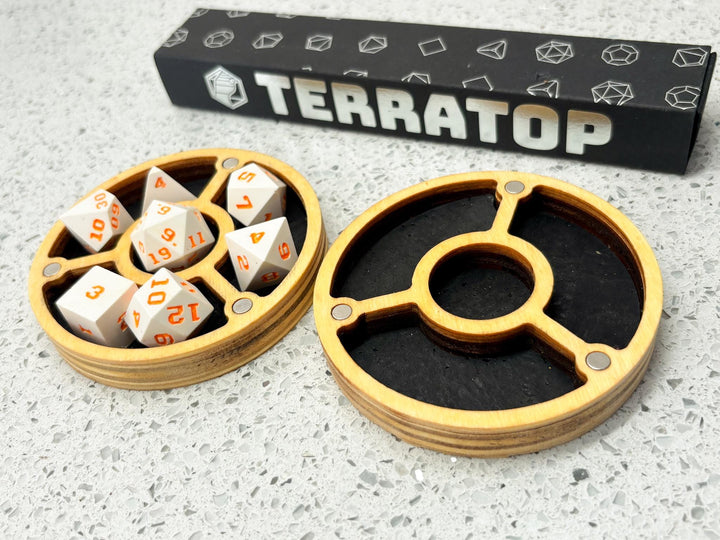 Dice Vault | for DND & Tabletop RPGs | RPG Dice | Dungeon Master Gift | Dice Box | Round 'Tentacle' Magnetised Dice Box