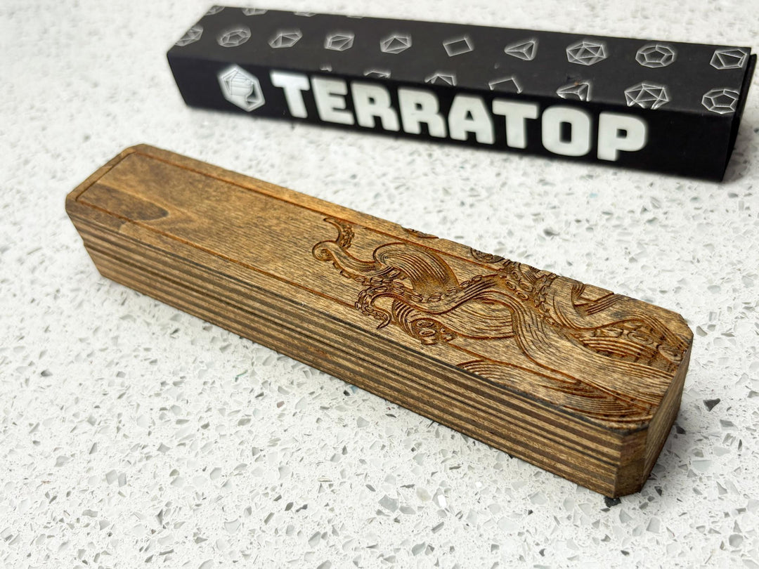 Dice Vault | for DND & Tabletop RPGs | RPG Dice | Dungeon Master Gift | Dice Box | Baton 'Tentacle' Magnetised Dice Box
