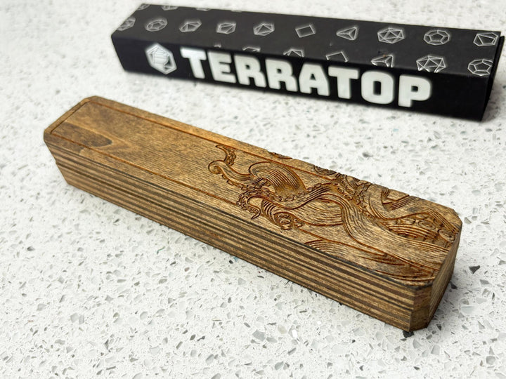 Dice Vault | for DND & Tabletop RPGs | RPG Dice | Dungeon Master Gift | Dice Box | Baton 'Tentacle' Magnetised Dice Box